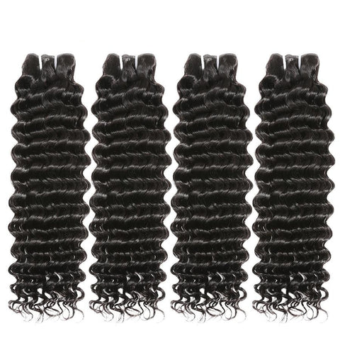 Deep Wave Bundles Brazilian Hair Weave Bundles
